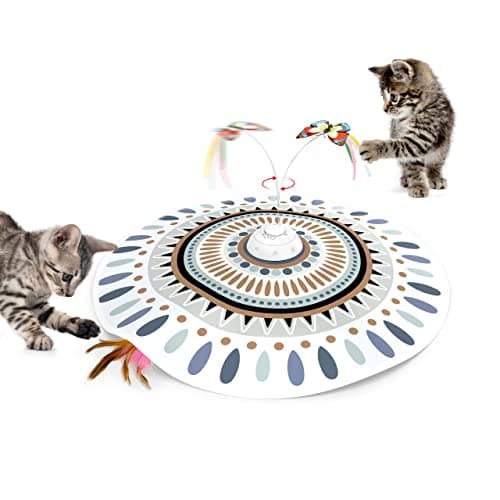Jouet chat cache-cache Potaroma A15-MT papillon plume