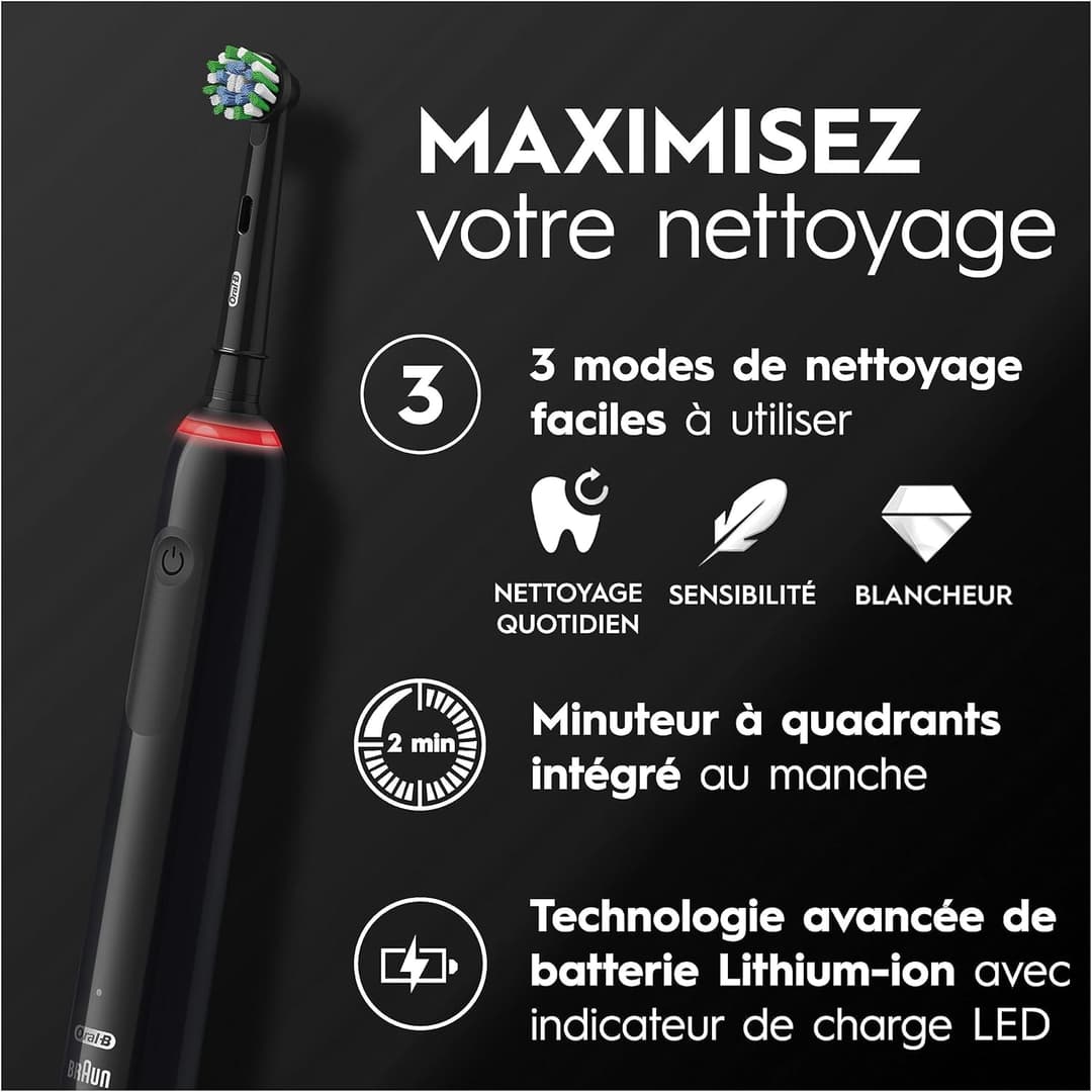 Oral-B Pro 3 3500 Brosse à Dents Électrique