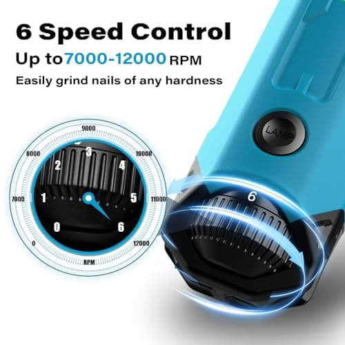 Ponceuse à Griffes Casfuy 6 Vitesses Rechargeable
