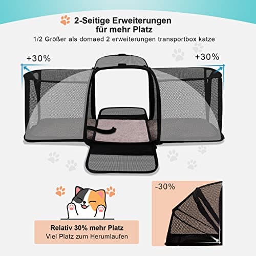 Boîte de transport Morpilot extensible pour chat
