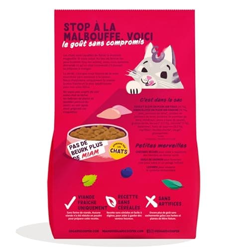 Croquettes Chat Senior Edgard Cooper Dinde et Poulet 2 kg