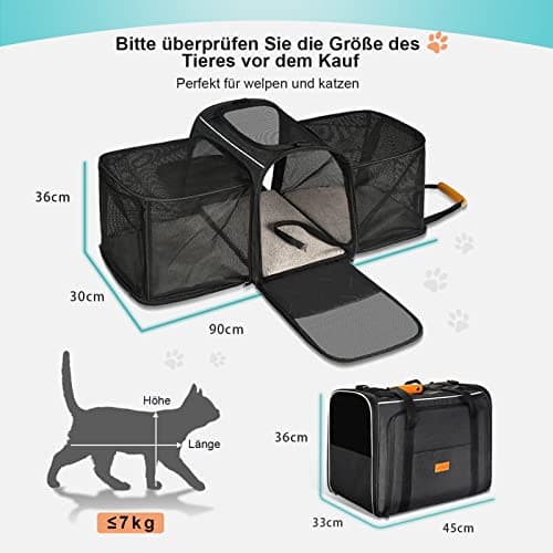 Boîte de transport Morpilot extensible pour chat