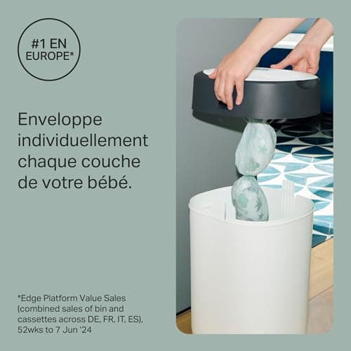 Poubelle à couches Tommee Tippee Twist & Click 12 recharges