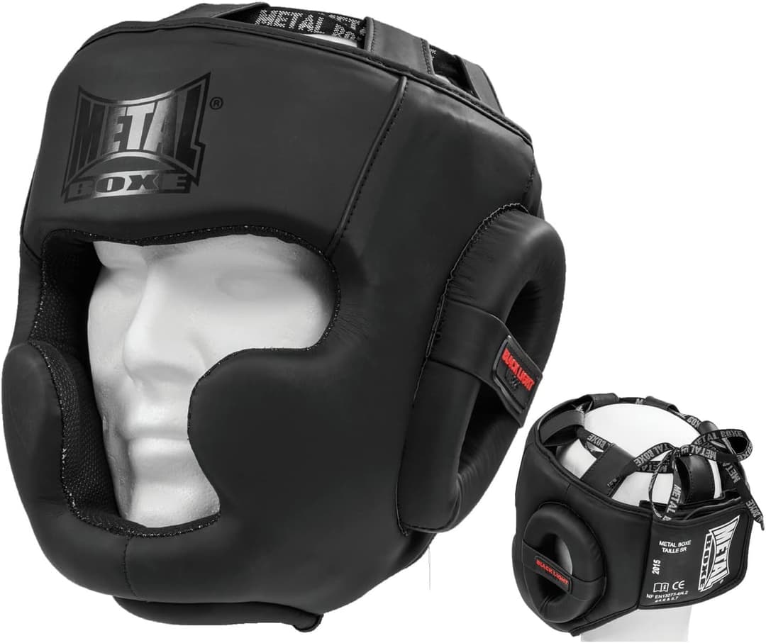 Casque Boxe Metal Boxe Noir - Protection Optimale