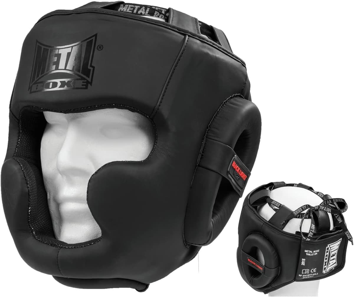 Casque Boxe Metal Boxe Noir - Protection Optimale
