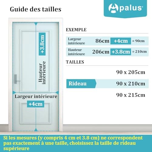 Moustiquaire Magnétique Apalus VP Porte 90x210 cm