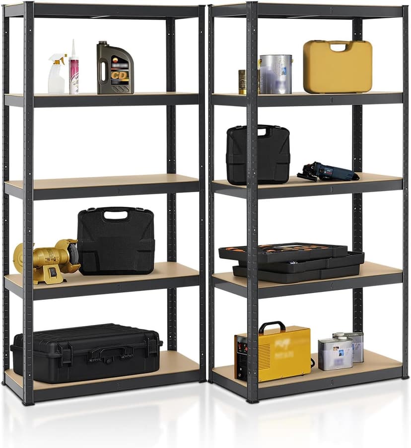 Étagères de Cave Juskys - Stockage Lourd 1750 kg - Lot de 2