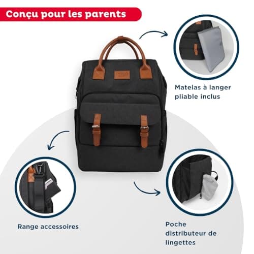 Sac à dos à langer Thermobaby Escapade 20 L