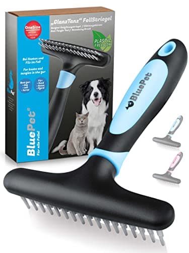 Peigne démêloir BluePet GlanzTanz 2 rangées poil long