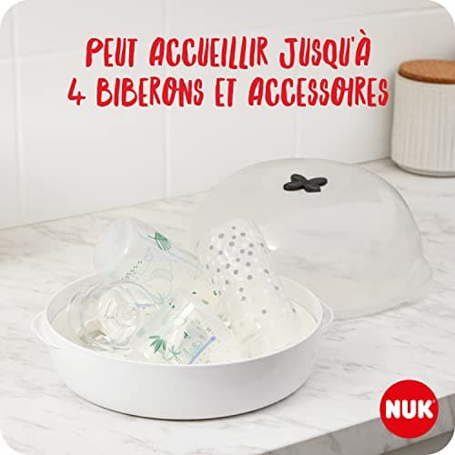Stérilisateur Micro-ondes NUK Micro Express Plus 4 Biberons