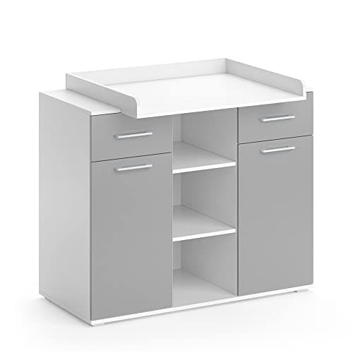 Commode à langer Vicco Leonie 113 cm avec plan