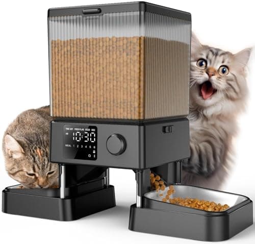 Distributeur Croquettes oneisall 5 L Double 2 Bols