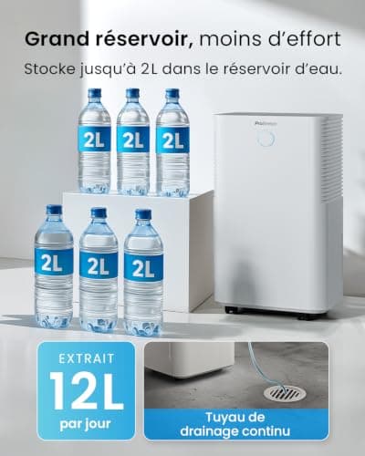 Déshumidificateur Pro Breeze 12 L PB-18 à compresseur