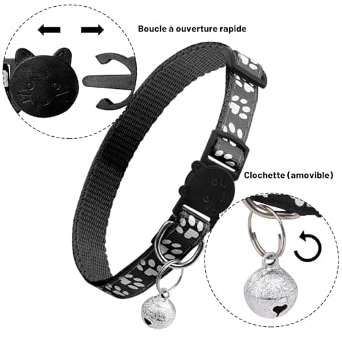 Collier chat onebarleycorn 3sp0829-1656 lot de 12