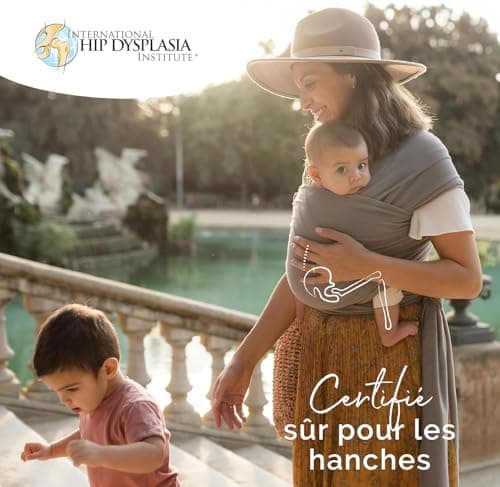 Écharpe de portage Boba Wrap extensible coton