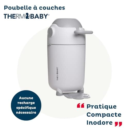 Poubelle à couches Thermobaby sans recharge 20 L