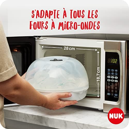 Stérilisateur Micro-ondes NUK Micro Express Plus 4 Biberons