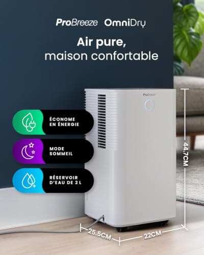 Déshumidificateur Pro Breeze 12 L PB-18 à compresseur