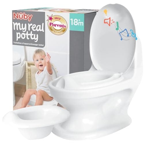 Pot Nuby My Real Potty avec bruit de chasse d'eau