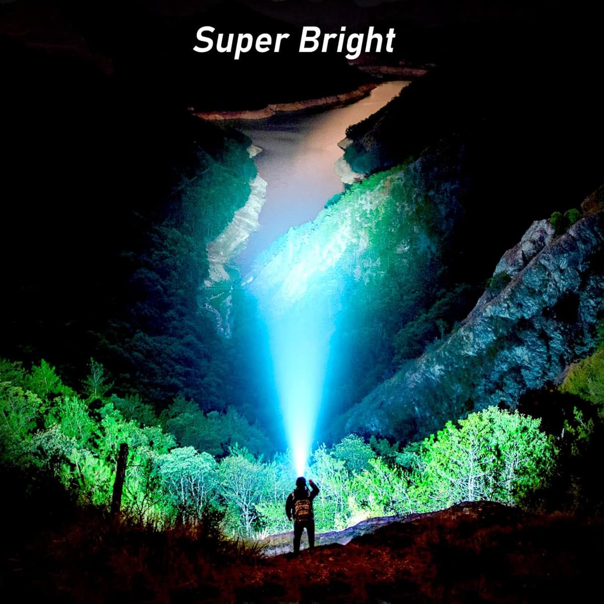 Lampe Frontale Rechargeable Blukar 2000LM