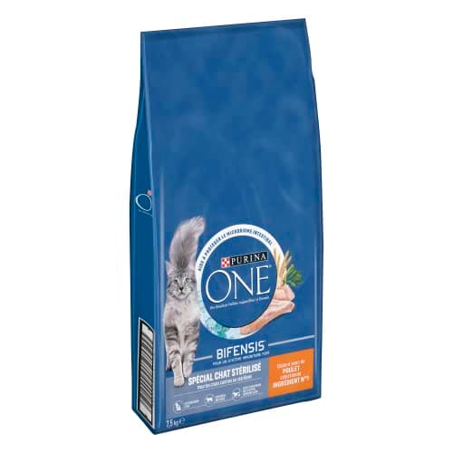 Croquettes PURINA ONE Bifensis Chat Stérilisé 7,5 kg