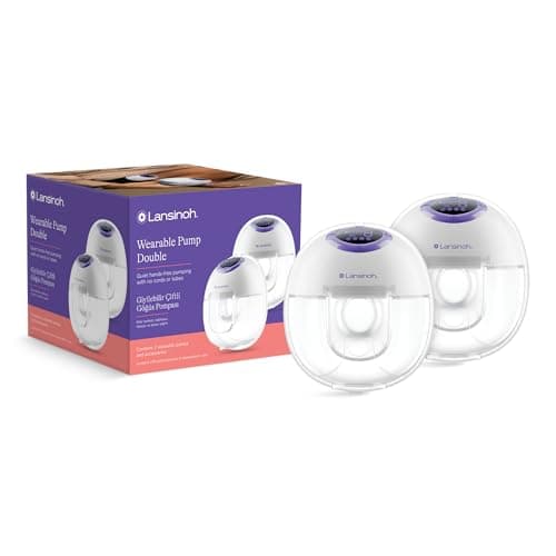Tire-lait mains libres double sans fil Lansinoh