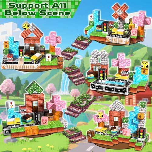 Blocs magnétiques GraceDuck 100 cubes de 2 cm