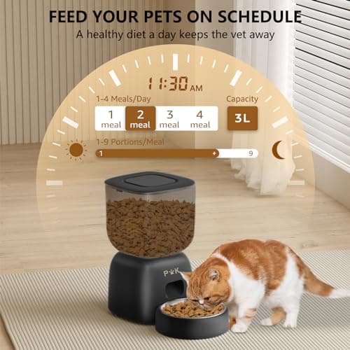 Distributeur Croquettes PUPPY KITTY 3 L - 180 Jours