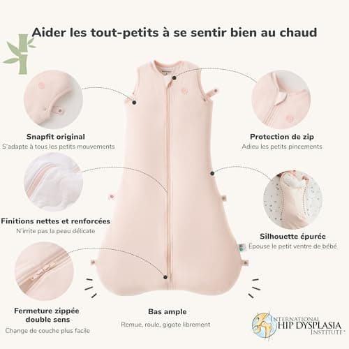 Gigoteuse Momcozy 1,5 TOG SnapFit Évolutive 0-24 Mois