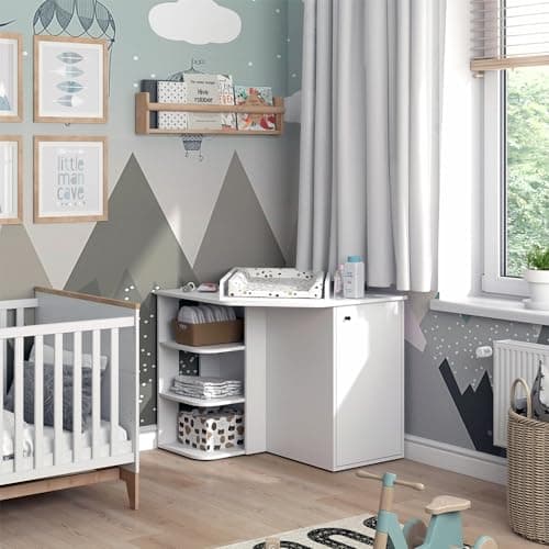 Commode à langer d'angle Vicco Kristian 85 cm
