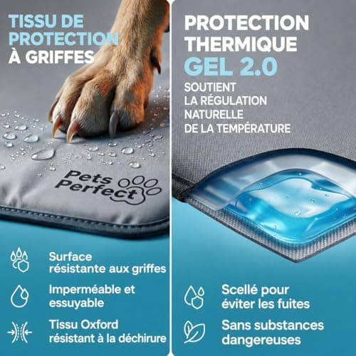 Tapis rafraîchissant Pets Perfect gel XL 75x120 cm