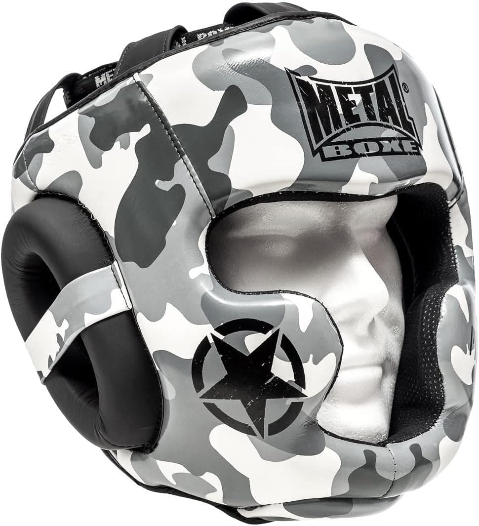 Casque Boxe Metal Boxe Noir - Protection Optimale