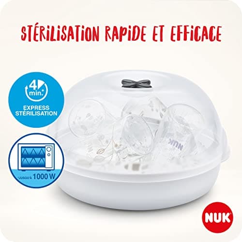 Stérilisateur Micro-ondes NUK Micro Express Plus 4 Biberons