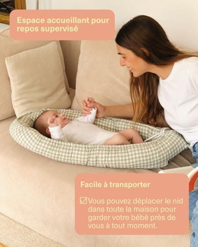 Nid bebe 90x50 cm Mint Tea molis co