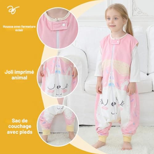 Gigoteuse COOKY.D 5-6 ans jambes séparées sans manches