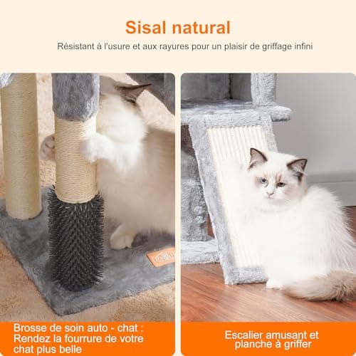 Arbre à chat compact Heybly HCT005SW 108 cm
