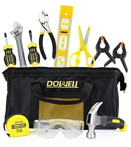 Kit 11 vrais outils métal enfant DOWELL HY090105