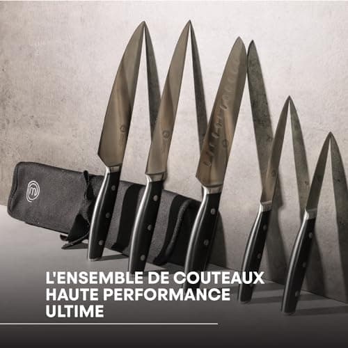 MasterChef Set 5 Couteaux avec Mallette en Toile