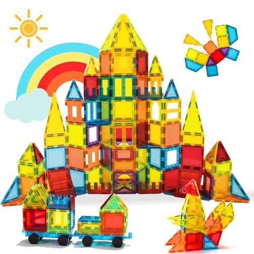 Blocs magnétiques W Wise Block 131 pièces et 2 voitures