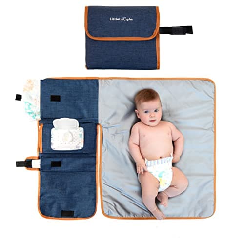Matelas à langer nomade LittleLaughs à pochettes