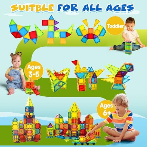 Blocs magnétiques W Wise Block 131 pièces et 2 voitures