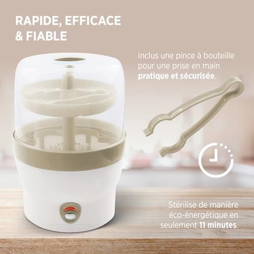 Stérilisateur Vapeur Babyruf BS 29b 6 Biberons