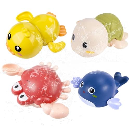 Animaux de bain à remonter WEGLOK WEK2506AHR097, lot de 4