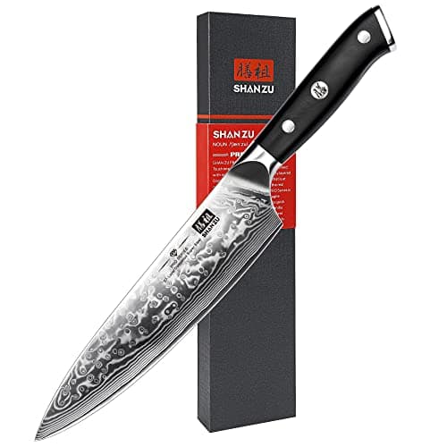 Couteau de chef japonais SHAN ZU 20 cm damas 67 couches