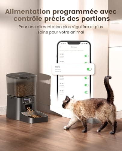 Distributeur Croquettes oneisall 3,5 L WiFi - 10 Repas
