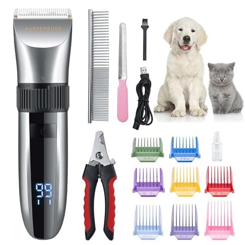 Tondeuse chien BarberBoss QR-9082 sans fil silencieuse
