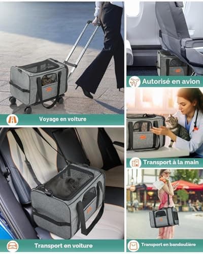 Sac de transport à roulettes Morpilot pour chat