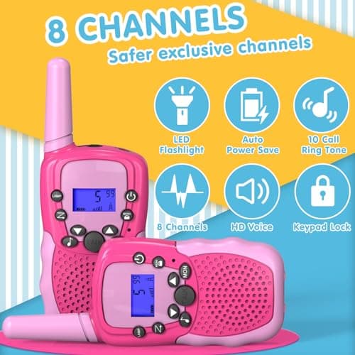 Talkie-walkie enfant Kearui PMR446 8 canaux