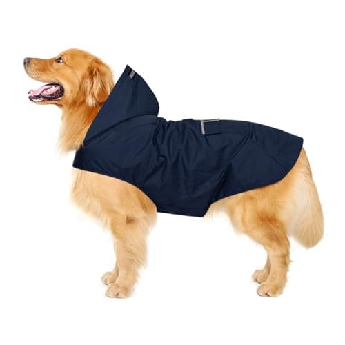 Imperméable Zellar à capuche pour chien moyen à grand
