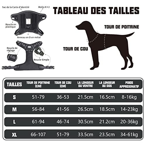 Harnais Tactique Anti-Traction Auroth - Taille L